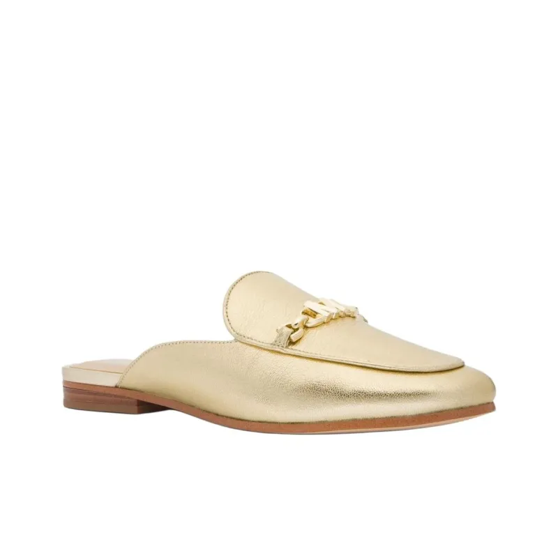 MICHAEL KORS Tiffany Closed Toe Slippers Women's Light Gold-2