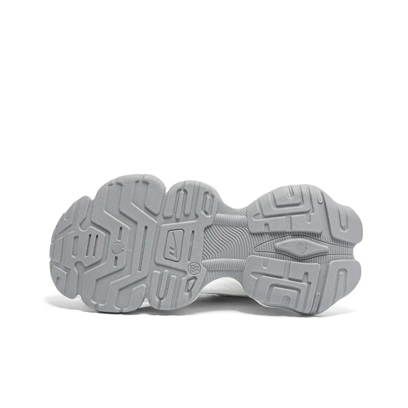 Warrior Chunky Sneakers Durable Breathable Lightweight Low-Top Casual Shoes Women's-5