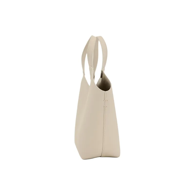 ZARA Polyurethane Crossbody One Shoulder Handbags Mini Women's White-2