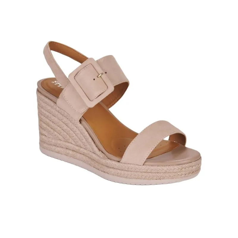 GEOX One Strap Sandals 8cm Women's Light Pink-2