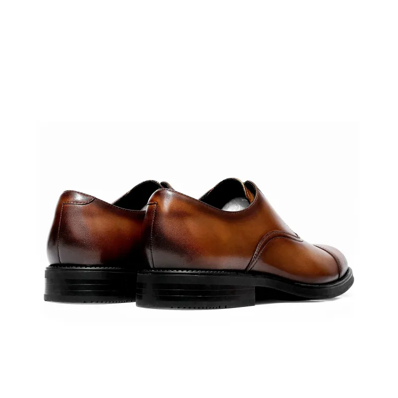 Desai Dress Shoes Men Low Top Black, Brown-3