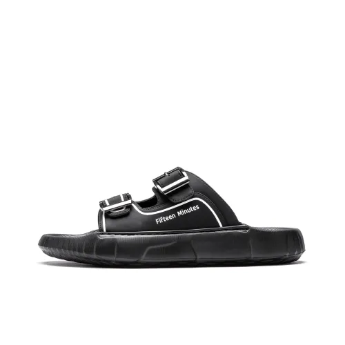 15 MINS Slide Slippers Men Black