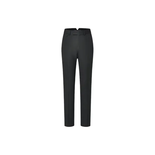 LOUIS VUITTON Suit Trousers Men Washed Black