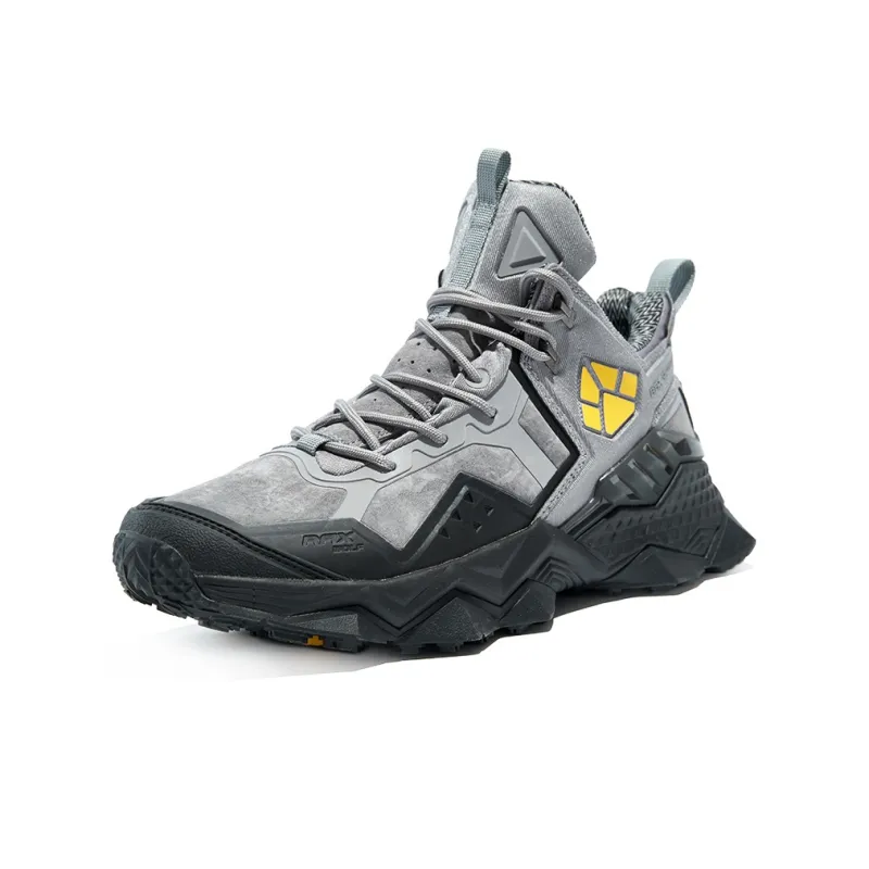 RAX Water Resistant Cushioning Anti Slip And Wear Resistant Low Top Hiking Shoes Men's Gray-1