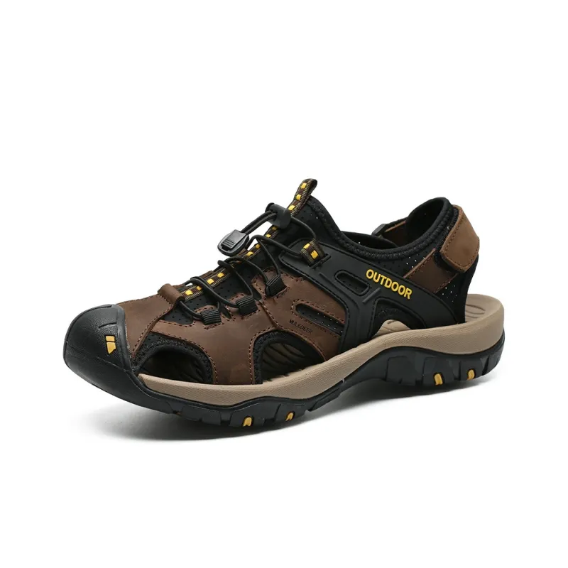 Black tailed Deer Beach Sandals Men's-11