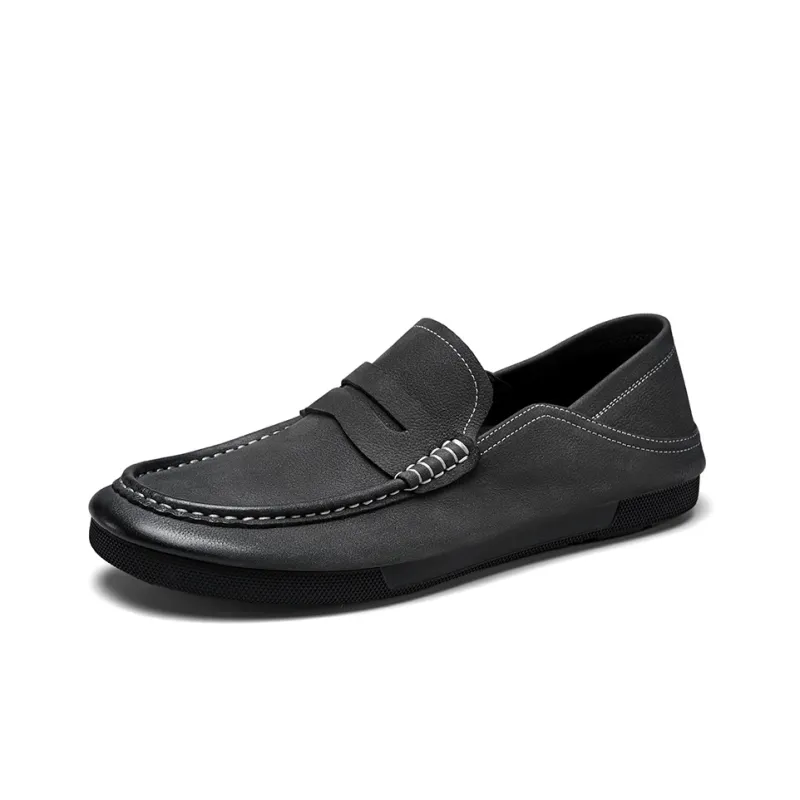 YEARCON Loafers Men Khaki-1