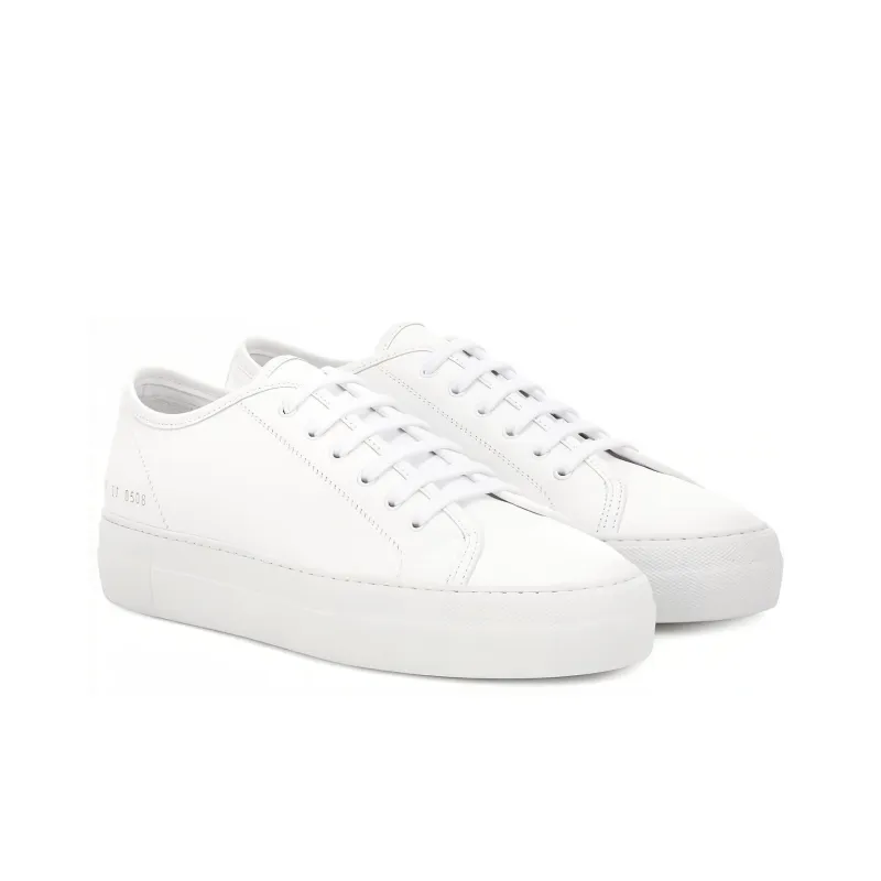 COMMON PROJECTS Tournament Low Top Stylish Skateboarding Shoes Women's White-2