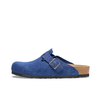 Birkenstock Boston Wrap toe Slippers Unisex Blue Narrow Fit