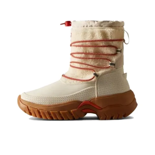 HUNTER Wanderer Snow Boots Women's Beige