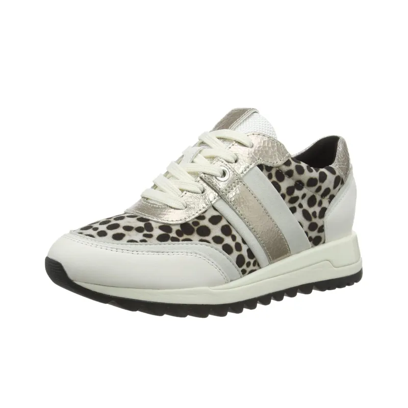 GEOX Low Top Casual Shoes Women's White Gold-1