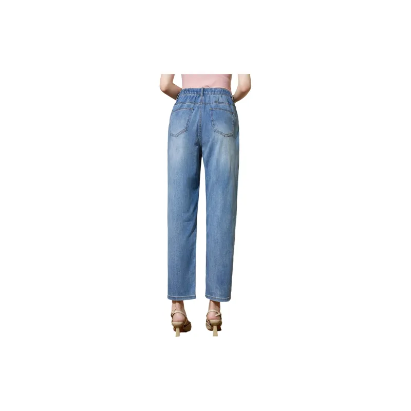 SMEN Jeans Women's Denim Blue-1
