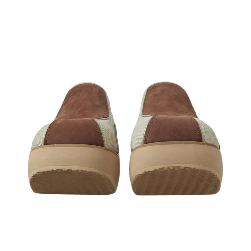 Open Yy Rubber Sole Wrap-toe Slippers Women's Brown-2