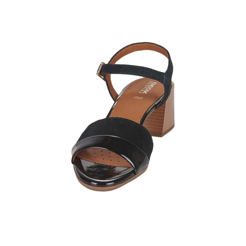 GEOX One Strap Sandals 5.5cm Women's Black-2