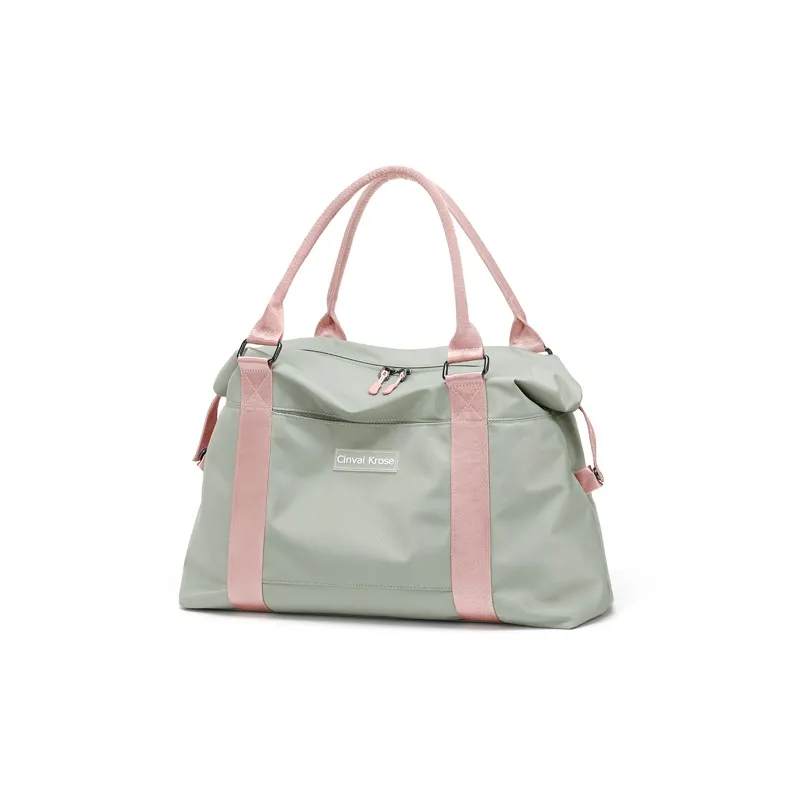 CinvaiKrose Travel Bags Light Green Shopping Bag Included-2