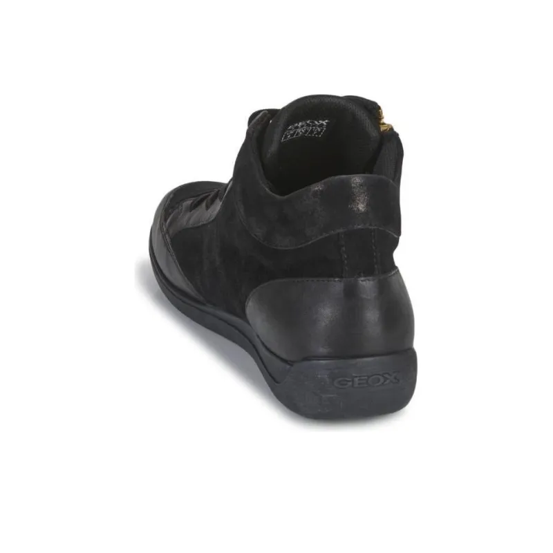 GEOX Myria Mid-Top Casual Shoes Women's Black-4