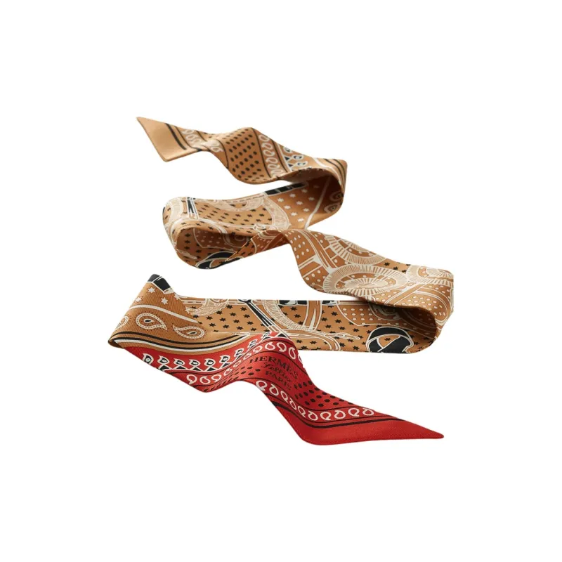 HERMES Silk Scarves Women's Gilded Beige-1