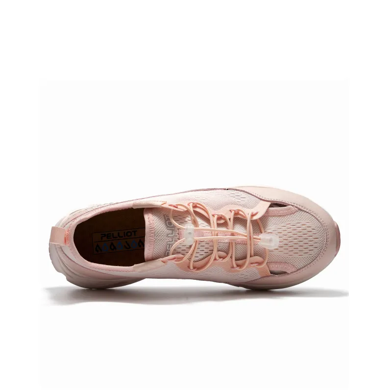 PELLIOT Outdoor Shoes Unisex Low Top [Men's]Obsidian Black/Beige Camel[Women's]Rose Pink/Obsidian Black/Beige Camel-12
