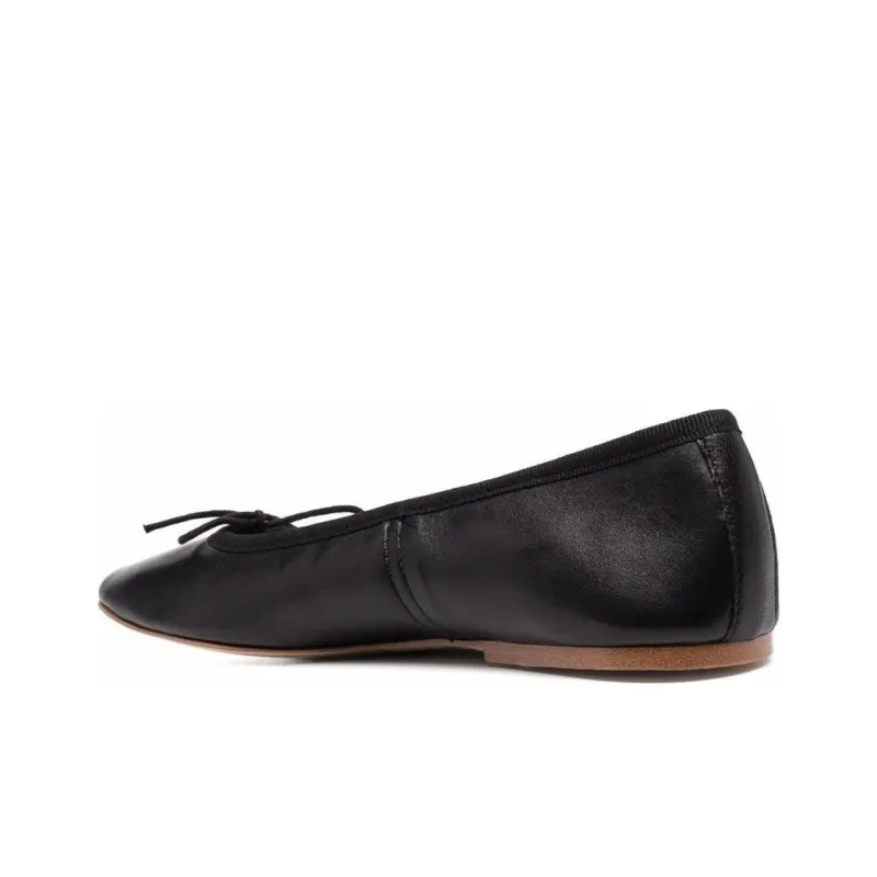 A.P.C. Leah Leather Ballerina Shoes-3