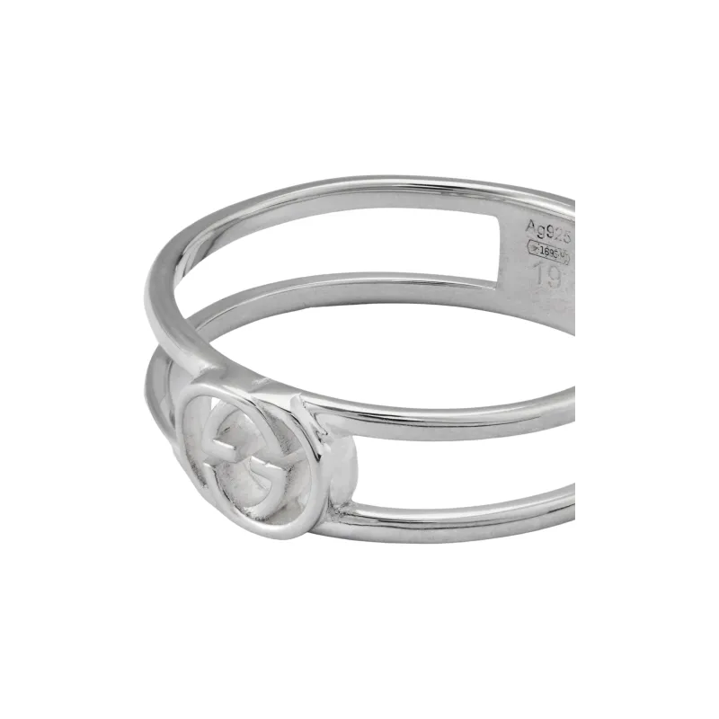 GUCCI Sterling Silver Rings Women's Silver-2
