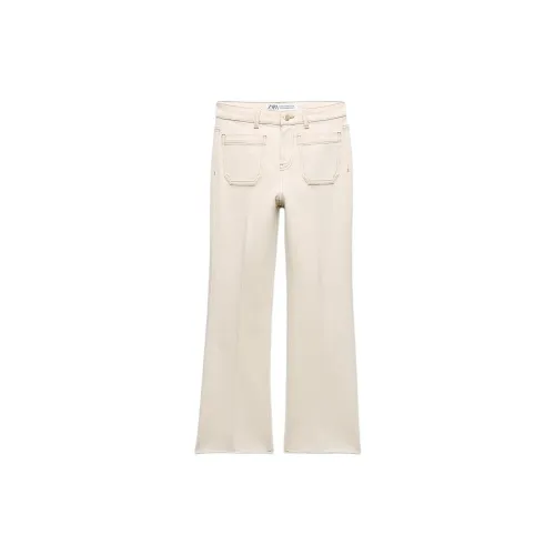 ZARA Jeans Women's White