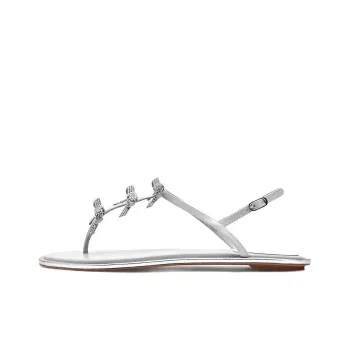 René Caovilla Rhinestone-embellished Leather Sandals