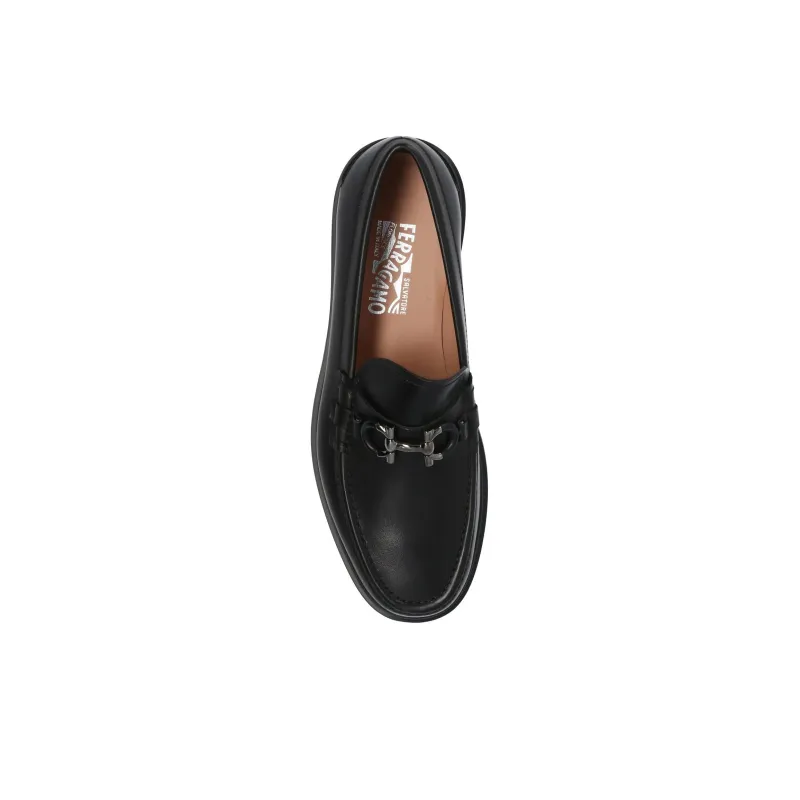 FERRAGAMO Vara Men's Casual Shoes Men's Black-4