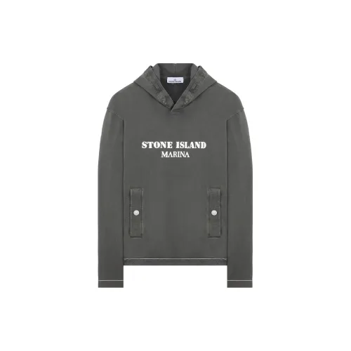 STONE ISLAND Marina Sweatshirts Men Gray