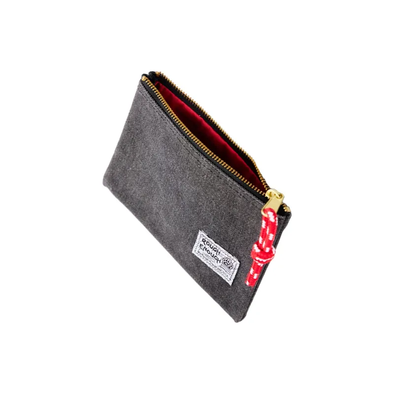 Rough Enough Canvas Bag Storage Bag Small Size Unisex Black Gray-1