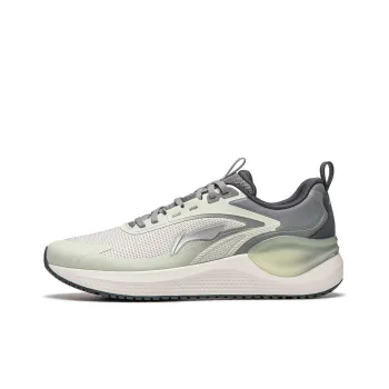 LiNing Eazgo V2 Cushioning Wear Resistant Low Top Casual Running Shoes Men's Gray Green