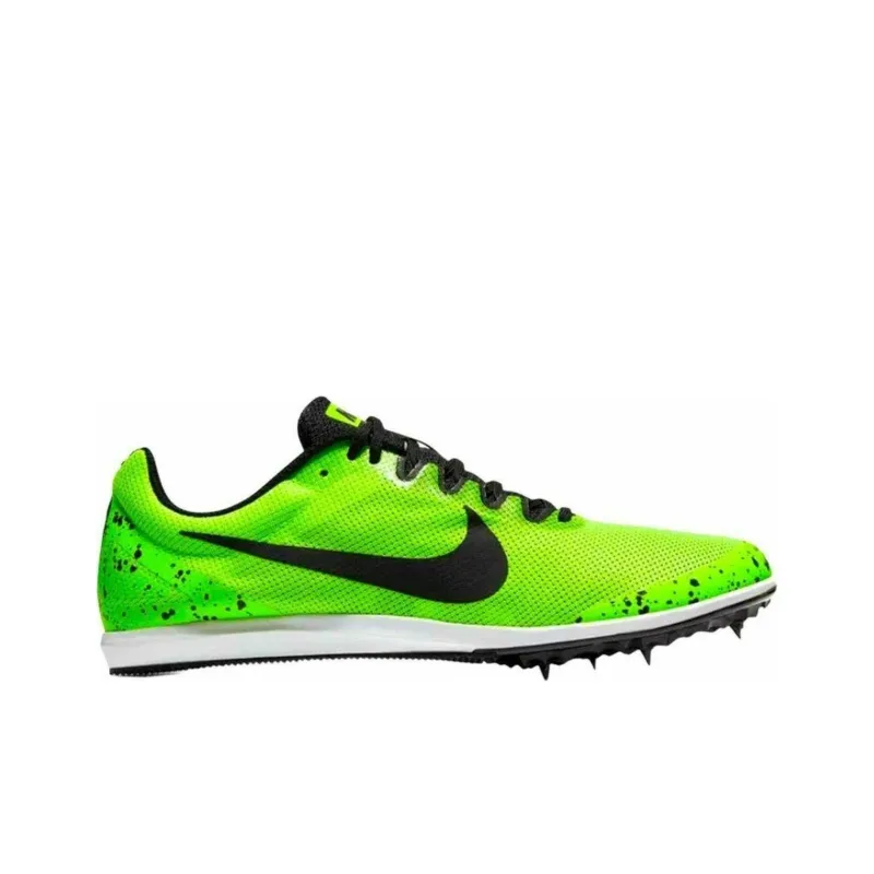 Nike Zoom Rival D 10 Cushioning Wear Resistant Low Top Running Shoes Unisex Black Green-1