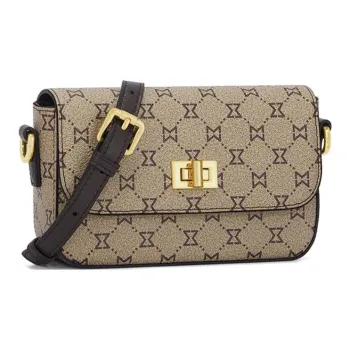 MashaLanti PVC Crossbody Bag Shoulder Bag Small Size Women's Light Coffee