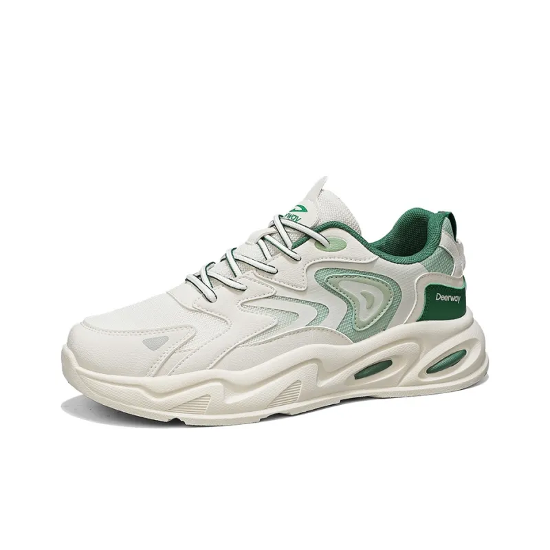 DEERWAY Cushioning Coverage Height Increasing Balance Support Low Top Platform Casual Chunky Sneakers Men's-3