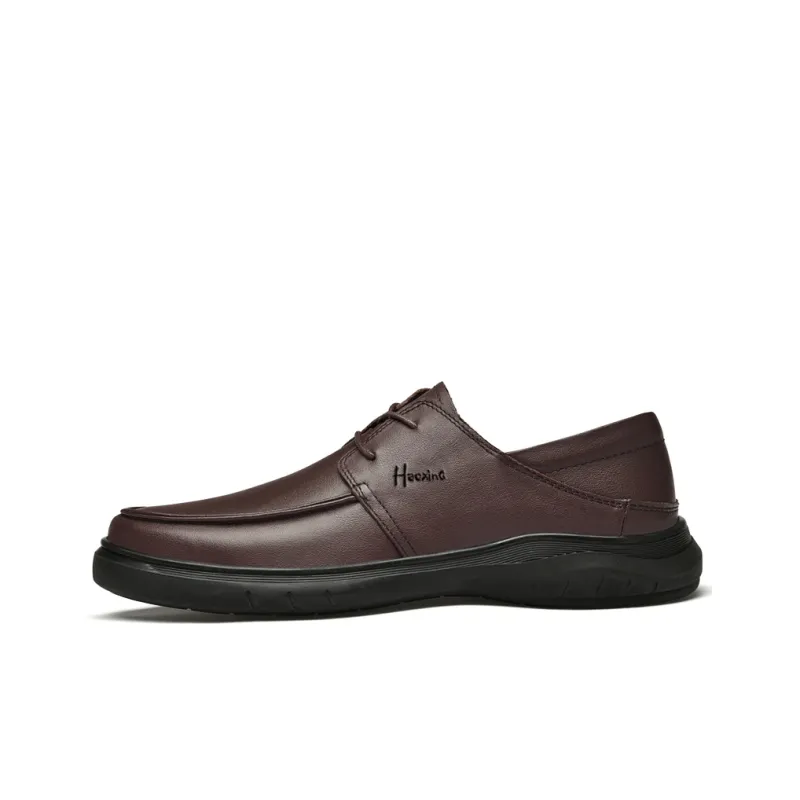Extravagant Dress Shoes Men Low Top Black/Brown-4