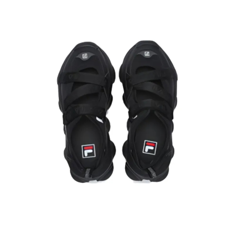 FILA FRAGOLA Breathable Height Increase Beach Sandals Women's Black-2