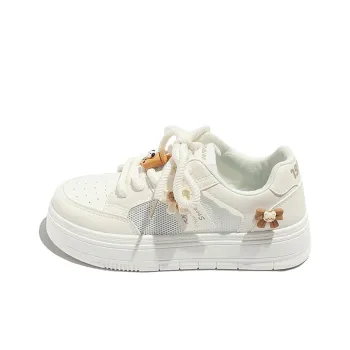 KATHRYN WILSON Stylish Skateboarding Shoes Women's Ecru