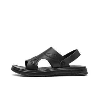 Spider King Beach Sandals Men's Black