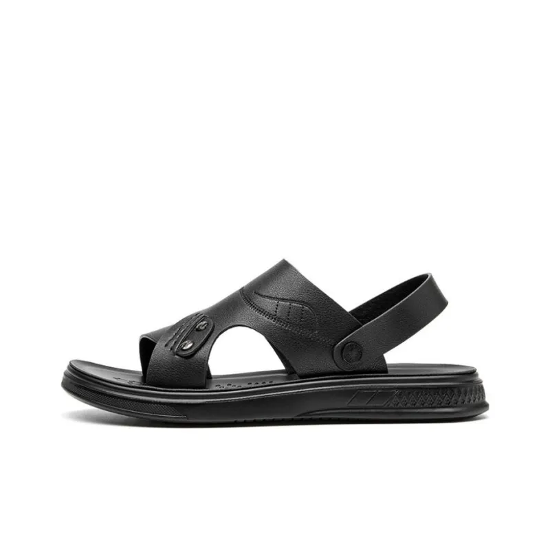 Spider King Beach Sandals Men's Black-0