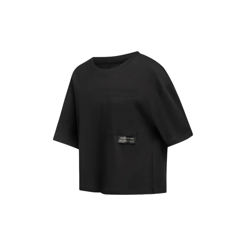 ARMANI EXCHANGE SS24 T Shirt Women's Black-2