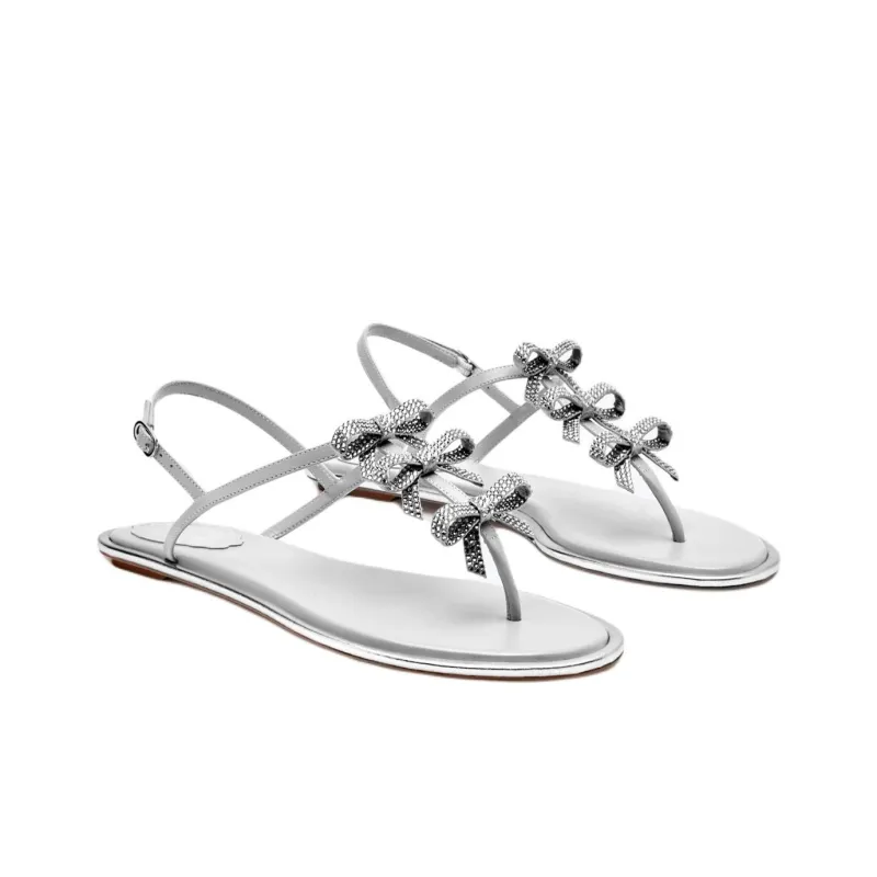 René Caovilla Rhinestone-embellished Leather Sandals-2