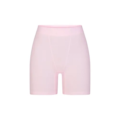 SKIMS SOFT t-shirt BOXER Underpants Women's Cherry Blossom/Pink