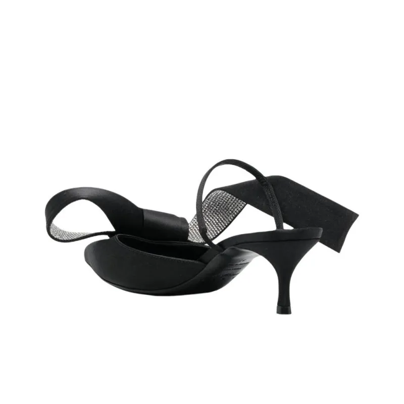 SERGIO ROSSI Marquise Bow Embellished Pumps-4