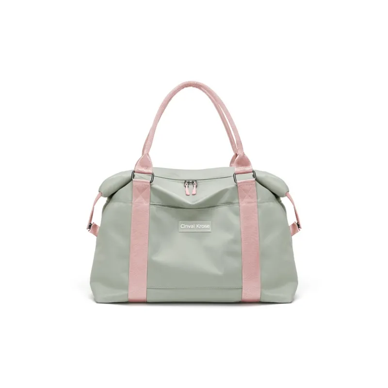 CinvaiKrose Travel Bags Light Green Shopping Bag Included-1