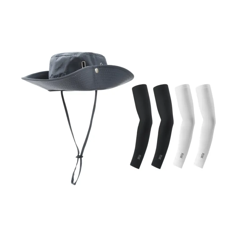 PEAK Polyester Bucket Hats Unisex Multicolor-6