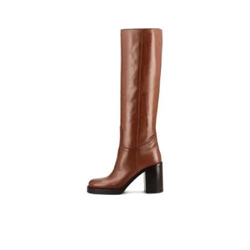 PRADA Knee-high Boots Women's Brown