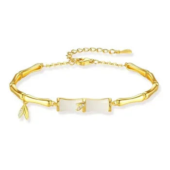 Yuanyanghuangjin Chalcedony Bracelets Women's
