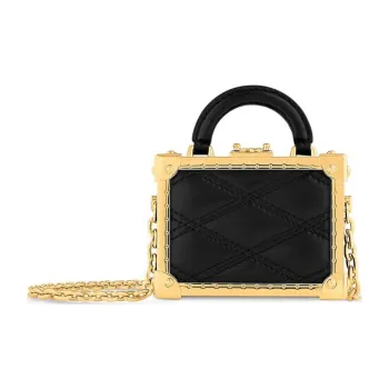 LOUIS VUITTON Micro Valisette Malletage Earphone Case