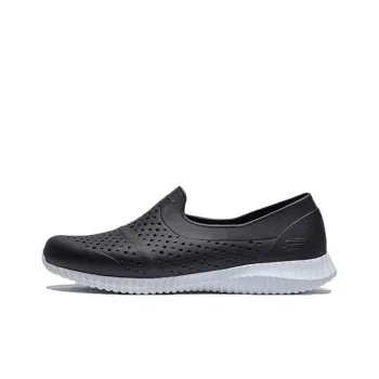 Skechers Elite Fle Abrasion Resistant Low Top Casual Shoes Men's Black