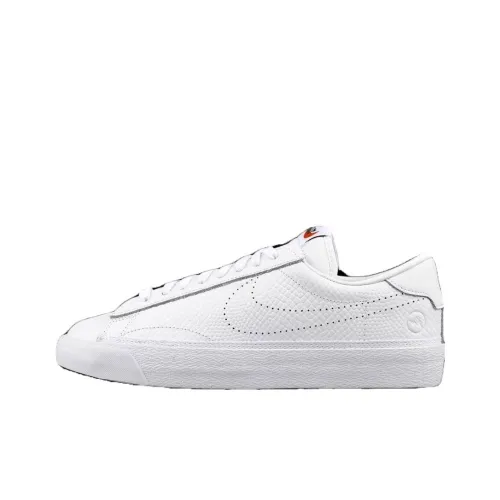 Fragment Design X Nike Tennis Classic Skateboard Shoes Unisex Low-Top White