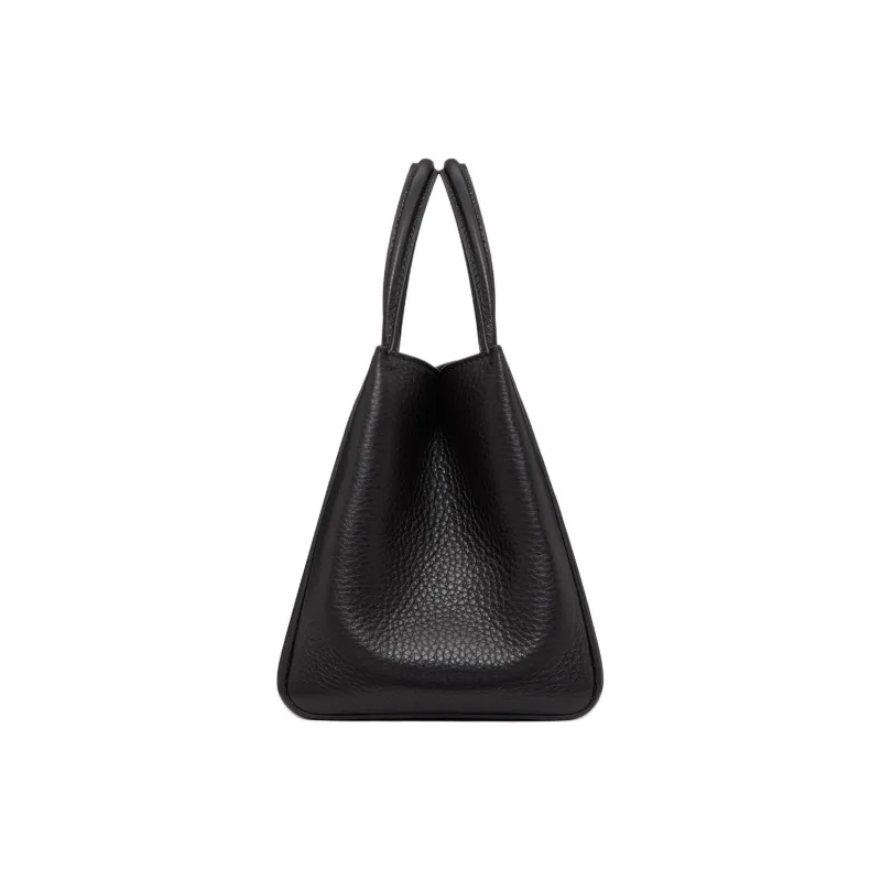 Valentino ALLTIME Grained Calfskin Shoulder Bag Crossbody Bag Handbag Medium Size Women's Black-2