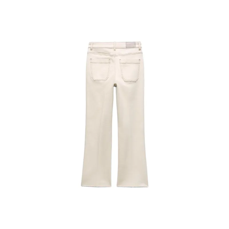 ZARA Jeans Women's White-1